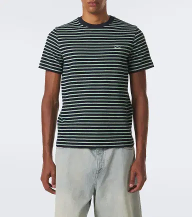 Loewe Striped cotton-blend terry T-shirt | Thumbnail 3 Loewe Striped cotton-blend terry T-shirt | Thumbnail 3
