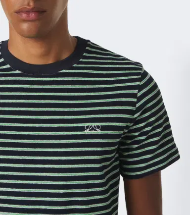 Loewe Striped cotton-blend terry T-shirt | Thumbnail 6 Loewe Striped cotton-blend terry T-shirt | Thumbnail 6