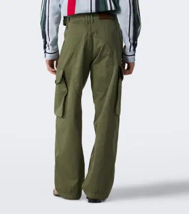 Loewe Cotton satin cargo pants | Thumbnail 2