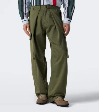 Loewe Cotton satin cargo pants | Thumbnail 5