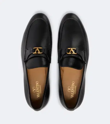 Valentino Garavani VLogo leather penny loafers | Thumbnail 3 Valentino Garavani VLogo leather penny loafers | Thumbnail 3