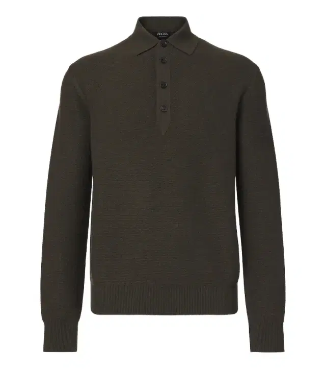 Zegna Cashmere polo sweater