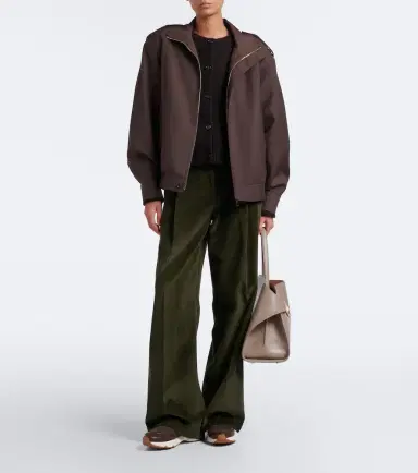 Tod's Leather-trimmed knitted slip-on shoes | Thumbnail 6