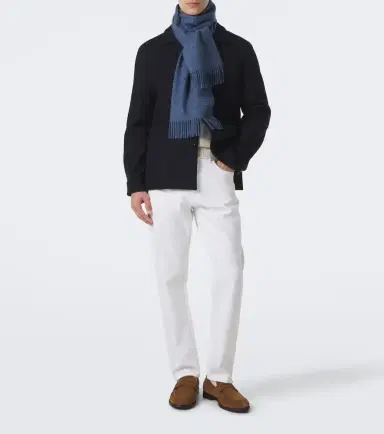 Zegna Fringed cashmere scarf | Thumbnail 3