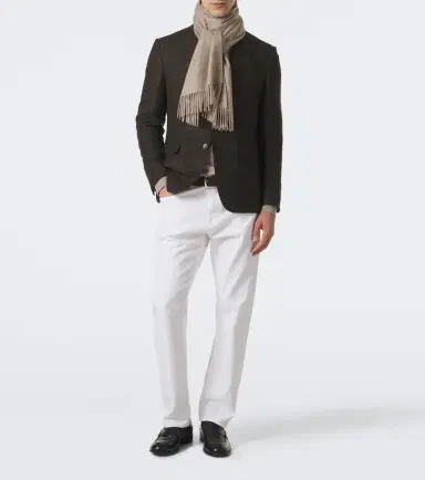 Zegna Fringed cashmere scarf | Thumbnail 2