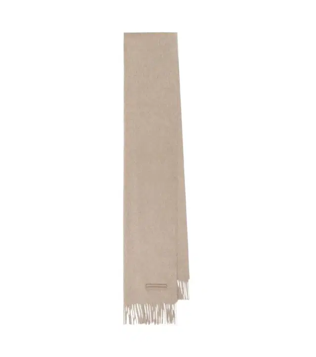 Zegna Fringed cashmere scarf