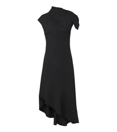 Proenza Schouler Elodine asymmetric draped midi dress | Thumbnail 1