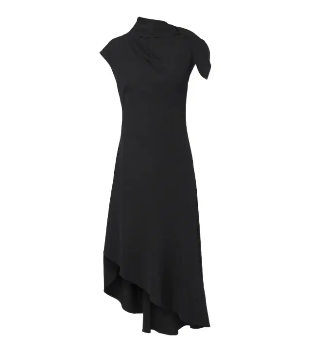 Proenza Schouler Elodine asymmetric draped midi dress