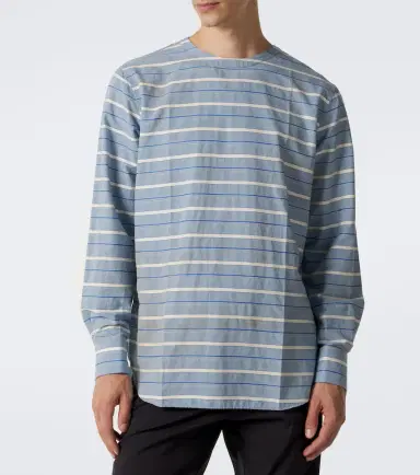 Prada Striped cotton twill shirt | Thumbnail 2