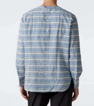 Prada Striped cotton twill shirt | Thumbnail 8