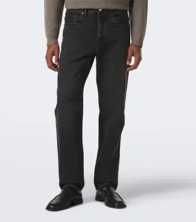 Frame Mid-rise straight jeans | Thumbnail 3