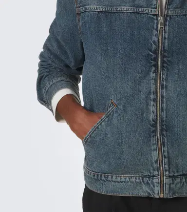 Frame Corduroy-trimmed denim jacket | Thumbnail 5 Frame Corduroy-trimmed denim jacket | Thumbnail 5