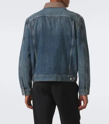 Frame Corduroy-trimmed denim jacket | Thumbnail 6 Frame Corduroy-trimmed denim jacket | Thumbnail 6