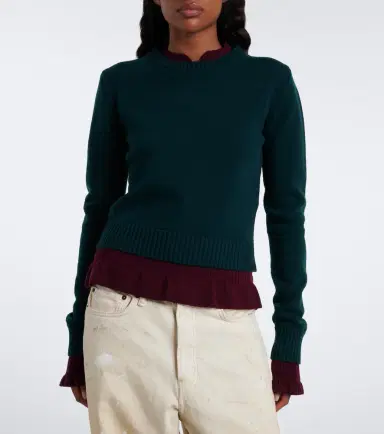 Acne Studios Layered wool sweater | Thumbnail 2