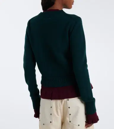 Acne Studios Layered wool sweater | Thumbnail 4