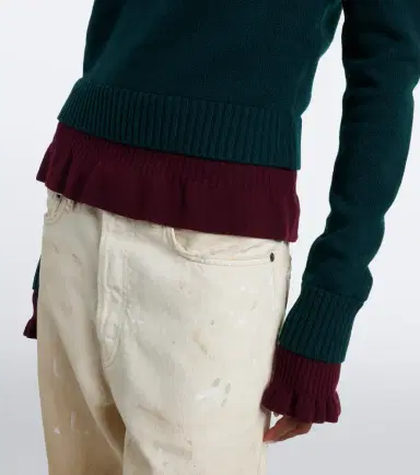 Acne Studios Layered wool sweater | Thumbnail 6