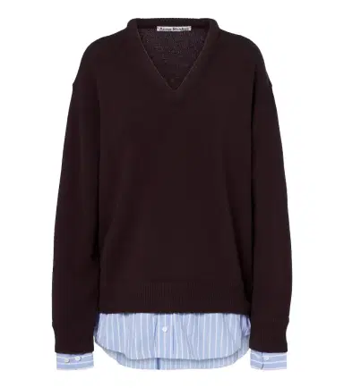 Acne Studios Layered wool sweater | Thumbnail 1 Acne Studios Layered wool sweater | Thumbnail 1
