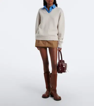 Acne Studios Layered wool sweater | Thumbnail 2