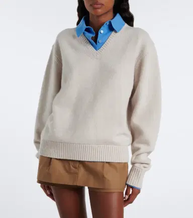 Acne Studios Layered wool sweater | Thumbnail 6
