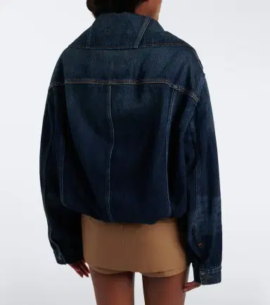 Acne Studios Denim blouson jacket | Thumbnail 4 Acne Studios Denim blouson jacket | Thumbnail 4