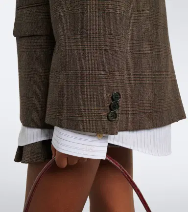 Acne Studios Checked wool-blend blazer | Thumbnail 5