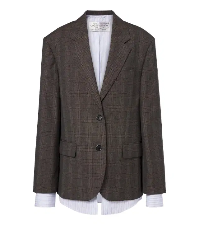 Acne Studios Checked wool-blend blazer