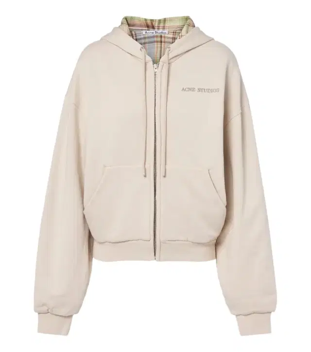 Acne Studios Cotton jersey zip-up hoodie