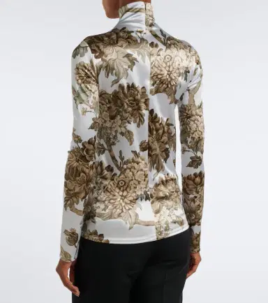 Acne Studios Floral turtleneck top | Thumbnail 2