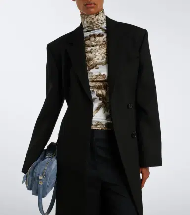 Acne Studios Floral turtleneck top | Thumbnail 3