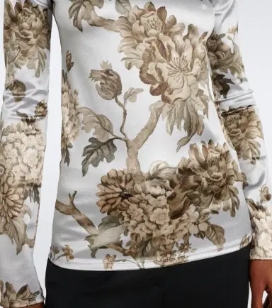 Acne Studios Floral turtleneck top | Thumbnail 4