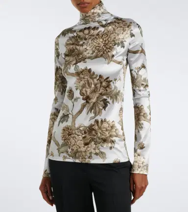 Acne Studios Floral turtleneck top | Thumbnail 5