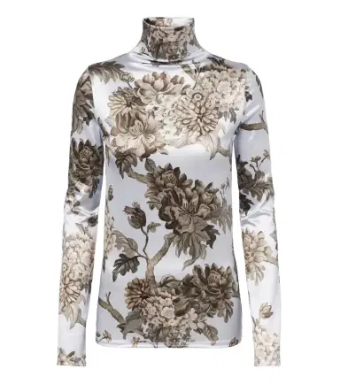 Acne Studios Floral turtleneck top | Thumbnail 1
