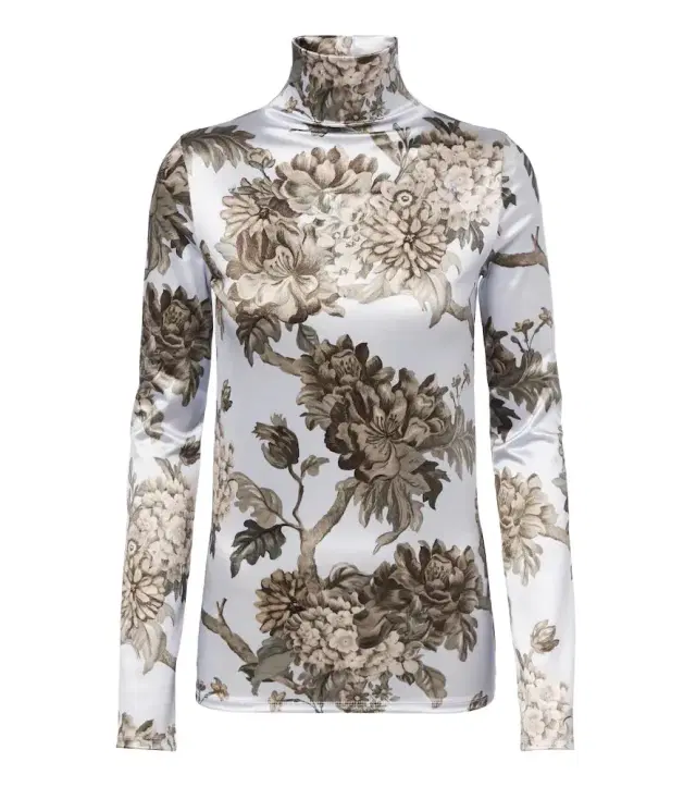Acne Studios Floral turtleneck top