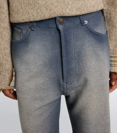 Acne Studios Cotton fleece wide-leg pants | Thumbnail 3