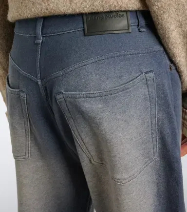 Acne Studios Cotton fleece wide-leg pants | Thumbnail 4