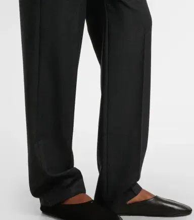 AGNONA Wool flannel straight pants | Thumbnail 2 AGNONA Wool flannel straight pants | Thumbnail 2