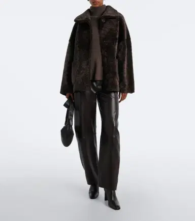 ARMA Isabella reversible shearling and leather jacket | Thumbnail 3