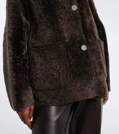 ARMA Isabella reversible shearling and leather jacket | Thumbnail 5