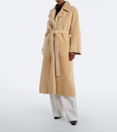 ARMA Rien reversible shearling wrap coat | Thumbnail 6 ARMA Rien reversible shearling wrap coat | Thumbnail 6