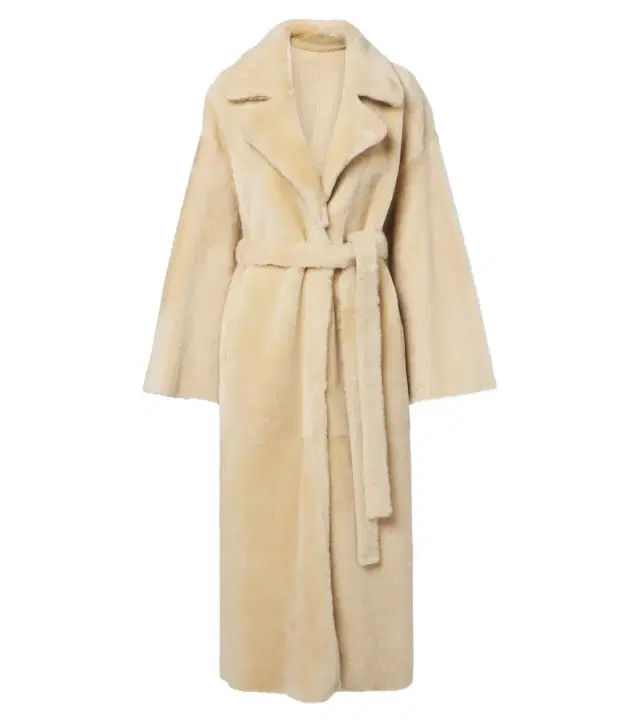 ARMA Rien reversible shearling wrap coat
