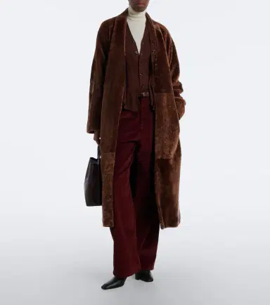 ARMA Dilan shearling wrap coat | Thumbnail 3