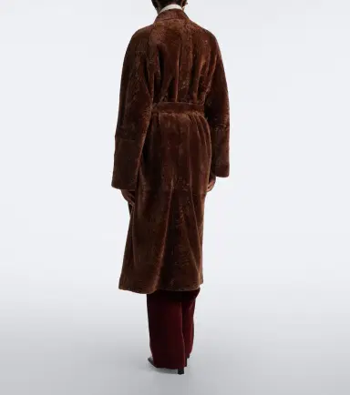 ARMA Dilan shearling wrap coat | Thumbnail 4