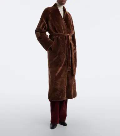 ARMA Dilan shearling wrap coat | Thumbnail 5