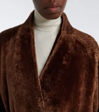 ARMA Dilan shearling wrap coat | Thumbnail 6