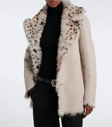 ARMA Cynthia reversible leopard-print shearling jacket | Thumbnail 4