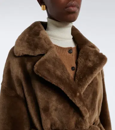 ARMA Rien shearling wrap coat | Thumbnail 3 ARMA Rien shearling wrap coat | Thumbnail 3