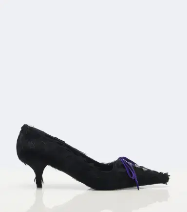 Prada Feather-trimmed satin pumps | Thumbnail 2