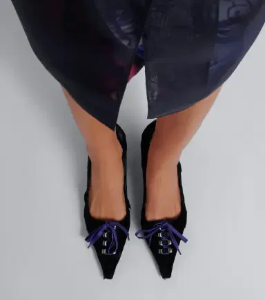 Prada Feather-trimmed satin pumps | Thumbnail 5