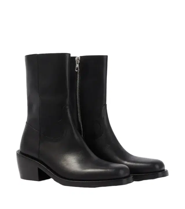 Dries Van Noten Leather ankle boots