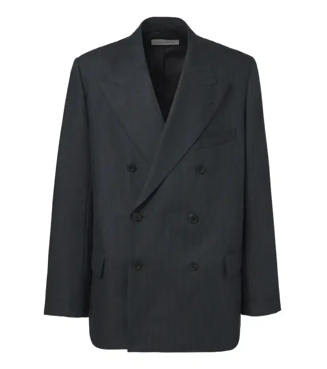 Dries Van Noten Double-breasted herringbone wool blazer